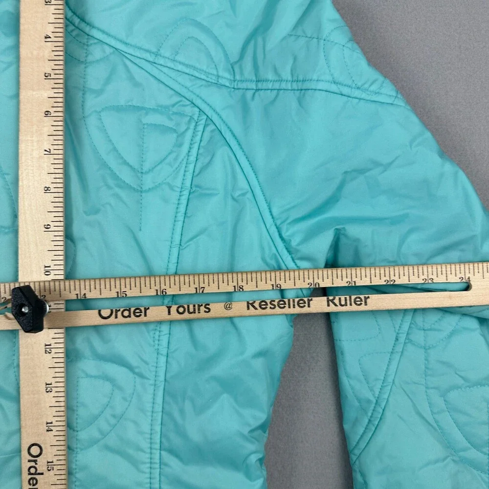 Vintage Nike Jacket Women M Turquoise ACG Thermal Layer 2 Quilted Puffer Zip